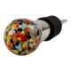 Round Mixed Glass Wine Stopper